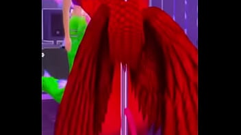 Bird girl stripper