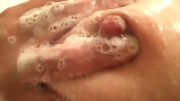 Soapy wet tits