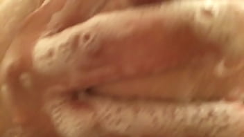 Soapy wet tits