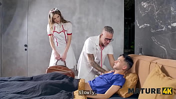 Mature4k nurse is doing a naughty favour on her patient hot sex with valentina love Mature4k nurse is doing a naughty favour on her patient hot sex with valentina love