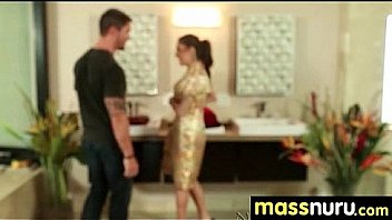 Nuru massage ends with a hot shower fuck 4