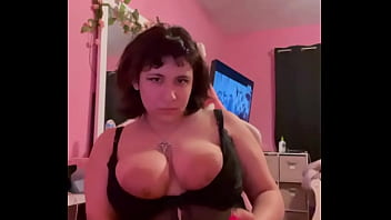 Pink vibrator on sluts clit