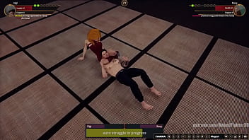 Gigi vs roxy nf3d mixed mma combat femdom redhead
