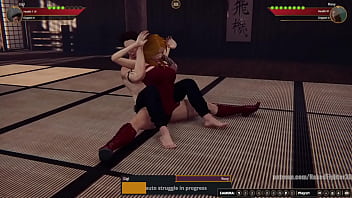 Gigi vs roxy nf3d mixed mma combat femdom redhead