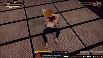 Gigi vs roxy nf3d mixed mma combat femdom redhead