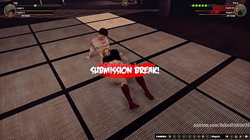 Gigi vs roxy nf3d mixed mma combat femdom redhead