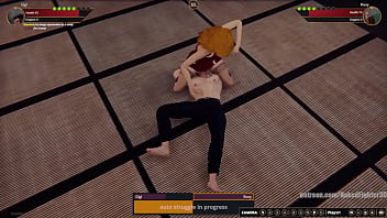 Gigi vs roxy nf3d mixed mma combat femdom redhead