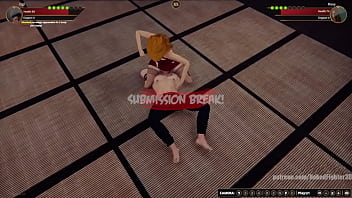 Gigi vs roxy nf3d mixed mma combat femdom redhead
