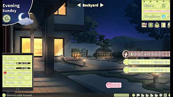 Summer clover harem hentai game ep 15 pink panties aside for a rough cowgirl fuck