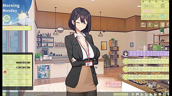 Summer clover harem hentai game ep 15 pink panties aside for a rough cowgirl fuck