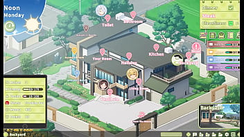 Summer clover harem hentai game ep 15 pink panties aside for a rough cowgirl fuck