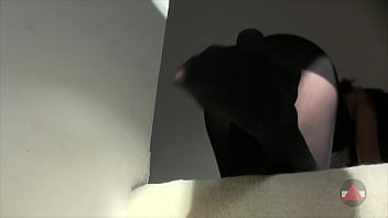 She likes her new nylons