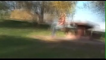 Milf streetware get fuck by 2 horny guys all holes