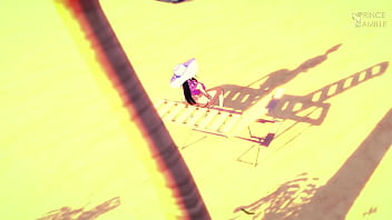 Nico robin masturbates and shows her big boobs and tight pussy