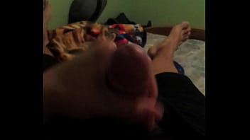 Late night cum shot