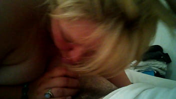 Blonde whore loves my cock