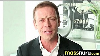 Slippery massage with happy end 4