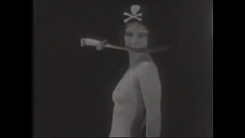 Meet miss summer hours as she poses for the camera with a black back