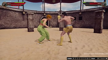 Karen vs al nf3d mixed mma femdom combat