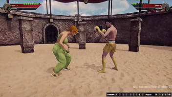 Karen vs al nf3d mixed mma femdom combat