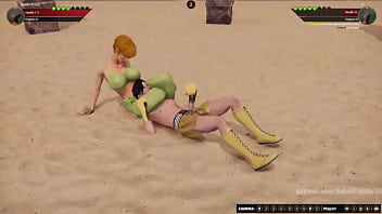 Karen vs al nf3d mixed mma femdom combat