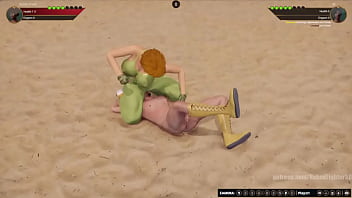 Karen vs al nf3d mixed mma femdom combat