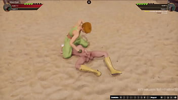 Karen vs al nf3d mixed mma femdom combat