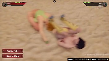 Karen vs al nf3d mixed mma femdom combat