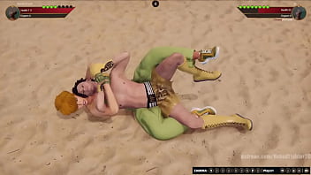 Karen vs al nf3d mixed mma femdom combat