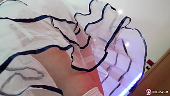 Sexy hot slut lilith liber fucks with a glass dildo on the bed