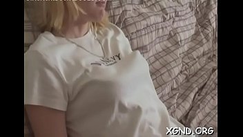 Stupefying blonde jean gets wild tang ride