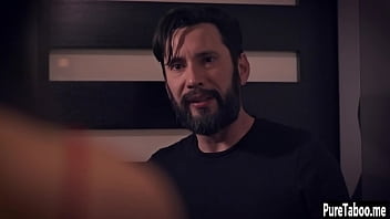 Hot babe swallowed huge penis