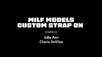 Julia ann gets pussy destroyed by lesbian strap on queen cherie deville