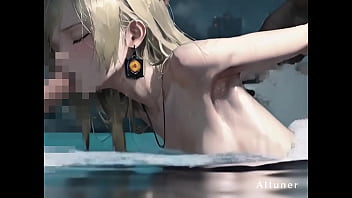 Half submerged fully taken—she moans into the spray and doesn’t stop