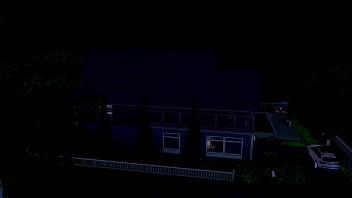 Stepmom swims naked with her son and then strokes his cock