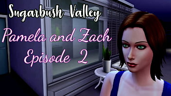 Stepmom swims naked with her son and then strokes his cock