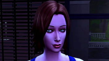 Stepmom swims naked with her son and then strokes his cock