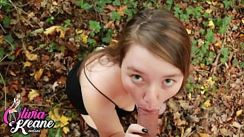 Real 18 year old sloppy bj & swallow