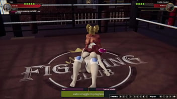 Yuki vs frankie nf3d kinky fight combat battle ring