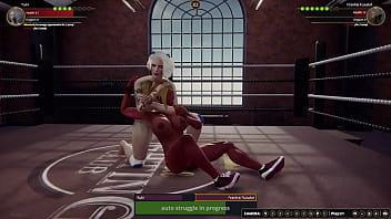 Yuki vs frankie nf3d kinky fight combat battle ring