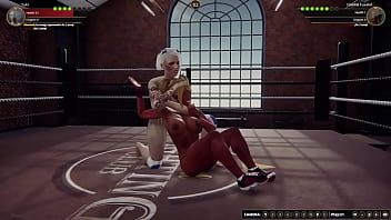 Yuki vs frankie nf3d kinky fight combat battle ring