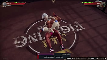 Yuki vs frankie nf3d kinky fight combat battle ring