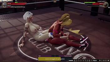 Yuki vs frankie nf3d kinky fight combat battle ring