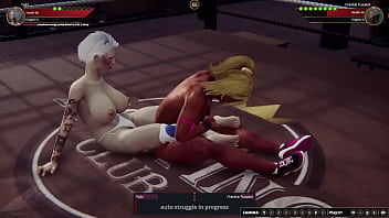 Yuki vs frankie nf3d kinky fight combat battle ring