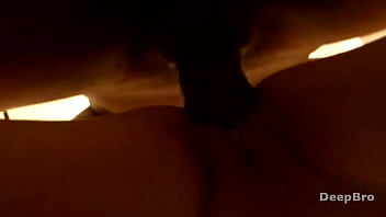 Pov my huge cock stretches her tight pussy