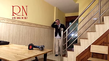 Cheating housewife plumber and cuckold husband at the kitchen full video 276