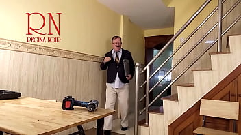 Cheating housewife plumber and cuckold husband at the kitchen full video 276