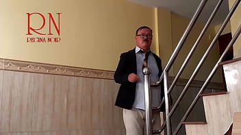 Cheating housewife plumber and cuckold husband at the kitchen full video