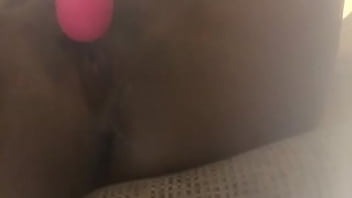 Lil momma playing in it till she squirt