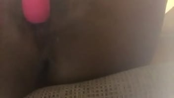 Lil momma playing in it till she squirt